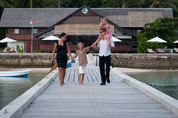 Guests and Families at Wakatobi