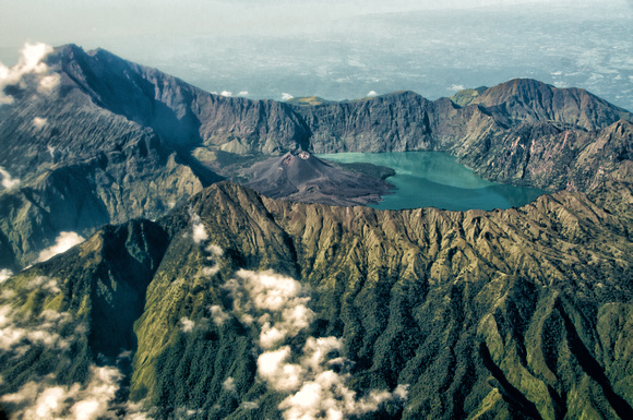 View flying from Bali to Wakatobi Dive Resort