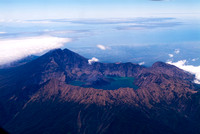 Flying over the Island of Lombok