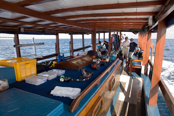 Wakatobi Dive Boat camera table