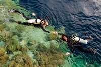 Divers head out on the House Reef at Wakatobi